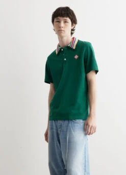 Casablanca Primary Stripe Knit Collar Classic Polo 8 Casablanca Primary Stripe Knit Collar Classic Polo -Men Clothing Store 230927 Mens Liam2389