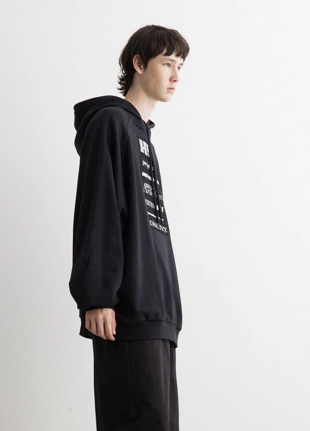 Fred Perry X Raf Simons Printed Patch Hooded Sweatshirt 4 Fred Perry X Raf Simons Printed Patch Hooded Sweatshirt - Image 4