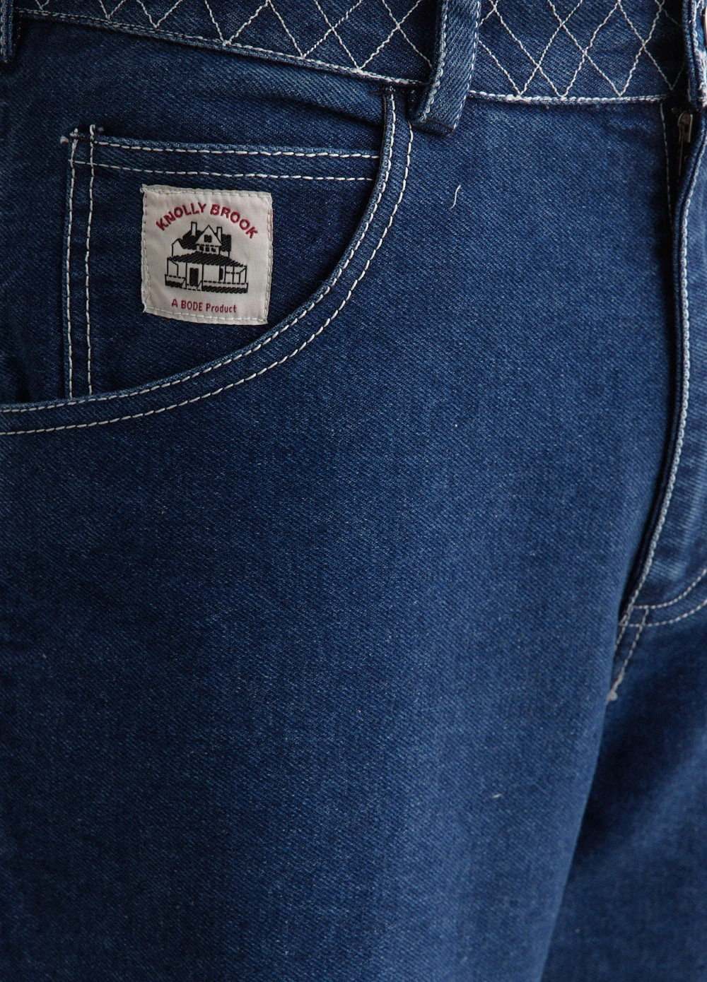 Embroidered Denim Knolly Brook Trousers 4 Embroidered Denim Knolly Brook Trousers - Image 4