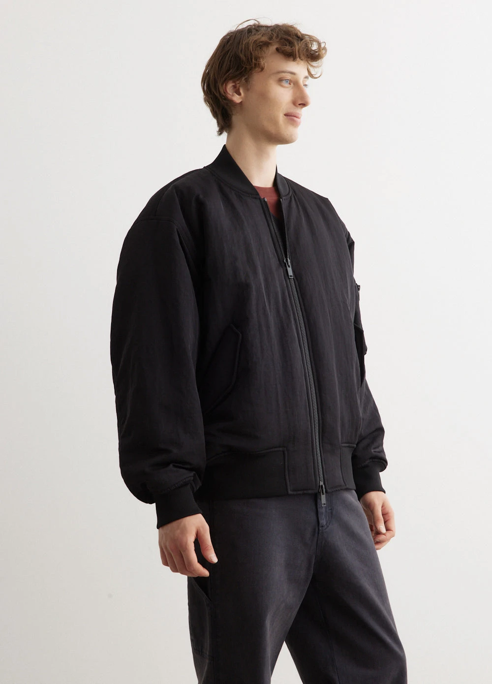 Studio Nicholson Leroy Bomber Jacket 4 Studio Nicholson Leroy Bomber Jacket - Image 4