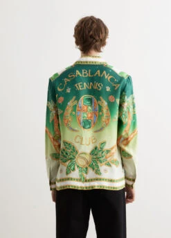 Casablanca Cuban Collar Long Sleeve Shirt 11 Casablanca Cuban Collar Long Sleeve Shirt -Men Clothing Store 240208 Mens Ethan6573