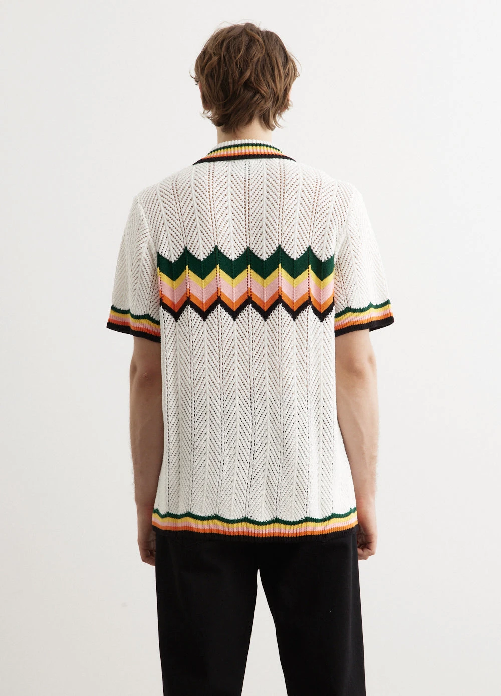 Casablanca Chevron Lace Shirt 5 Casablanca Chevron Lace Shirt - Image 5