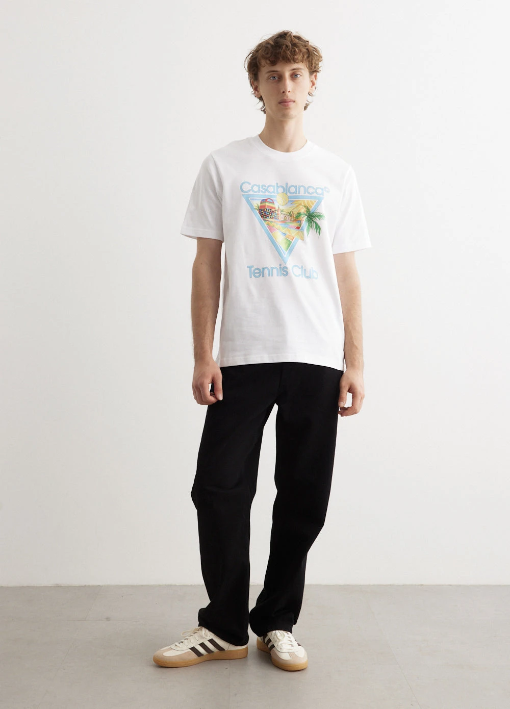 Casablanca Afro Cubism Tennis Club Printed T-Shirt 3 Casablanca Afro Cubism Tennis Club Printed T-Shirt - Image 3