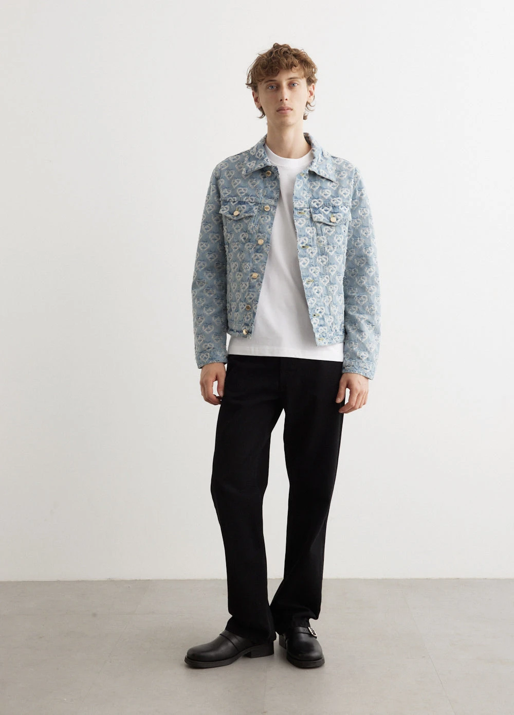 Casablanca Jacquard Denim Jacket 3 Casablanca Jacquard Denim Jacket - Image 3