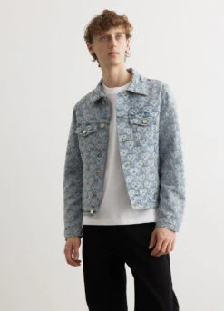 Casablanca Jacquard Denim Jacket