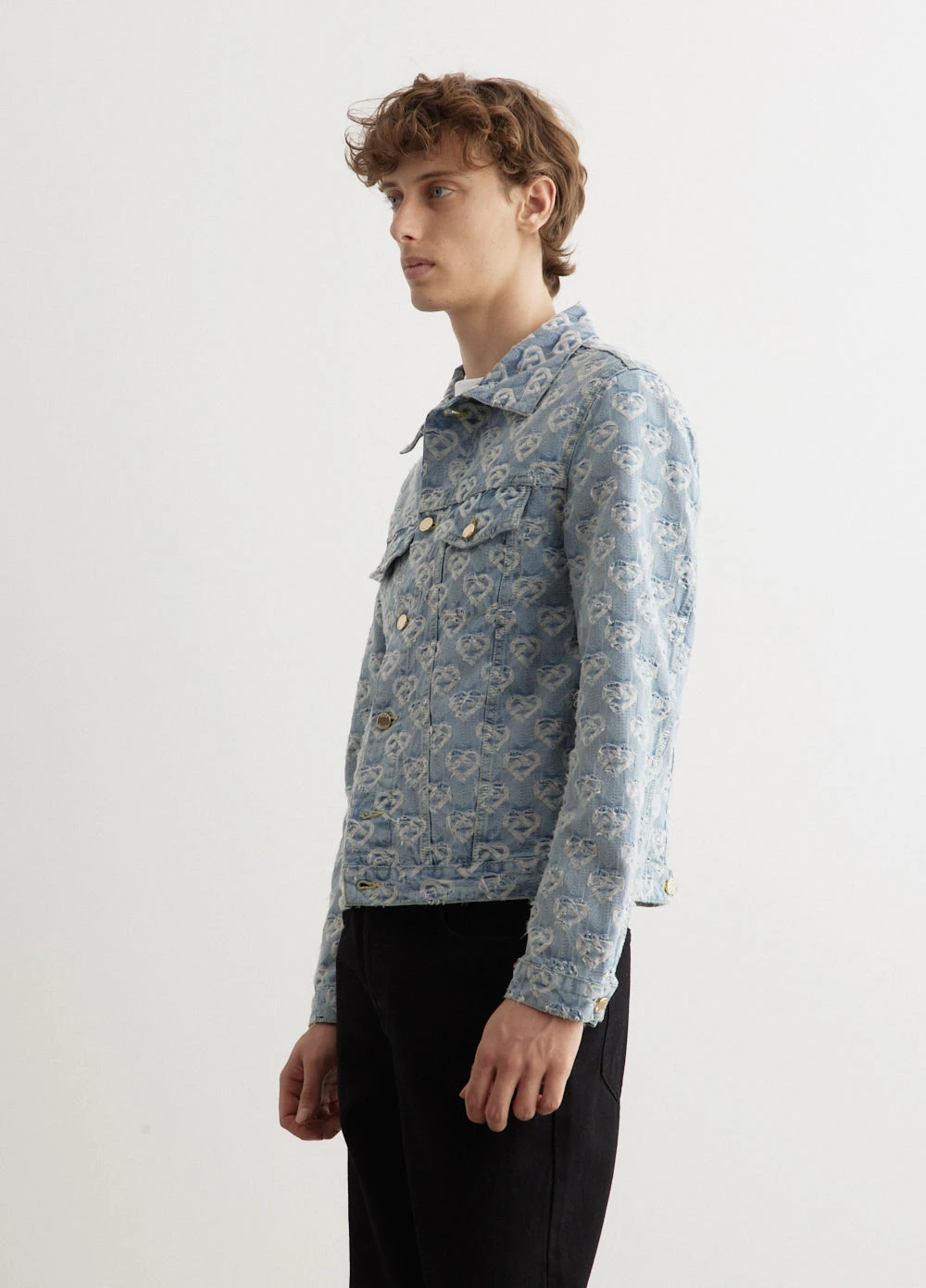 Casablanca Jacquard Denim Jacket 4 Casablanca Jacquard Denim Jacket - Image 4