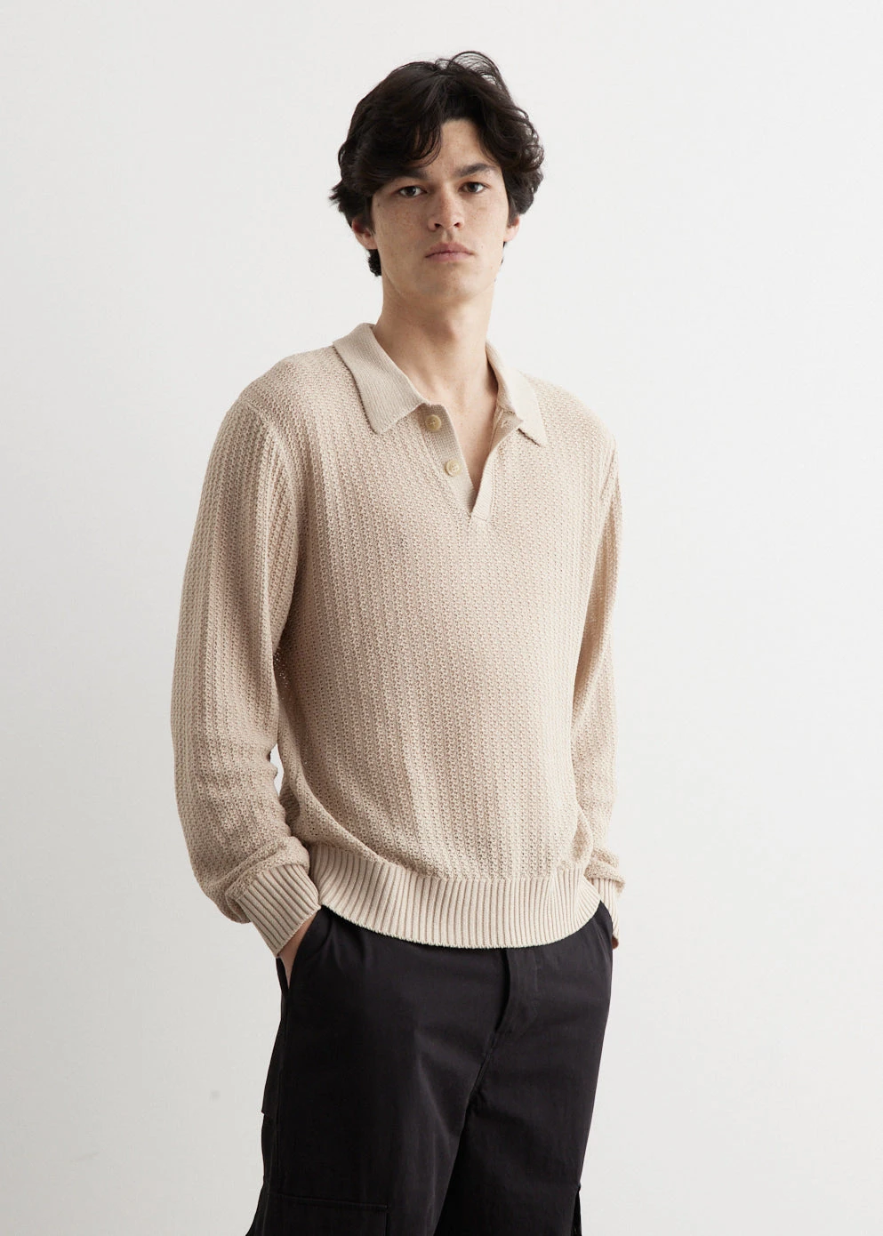 Echohead Knitted Polo Straw 4 Echohead Knitted Polo Straw - Image 4