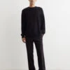 Cashmere Garment Dyed Crewneck Pullover