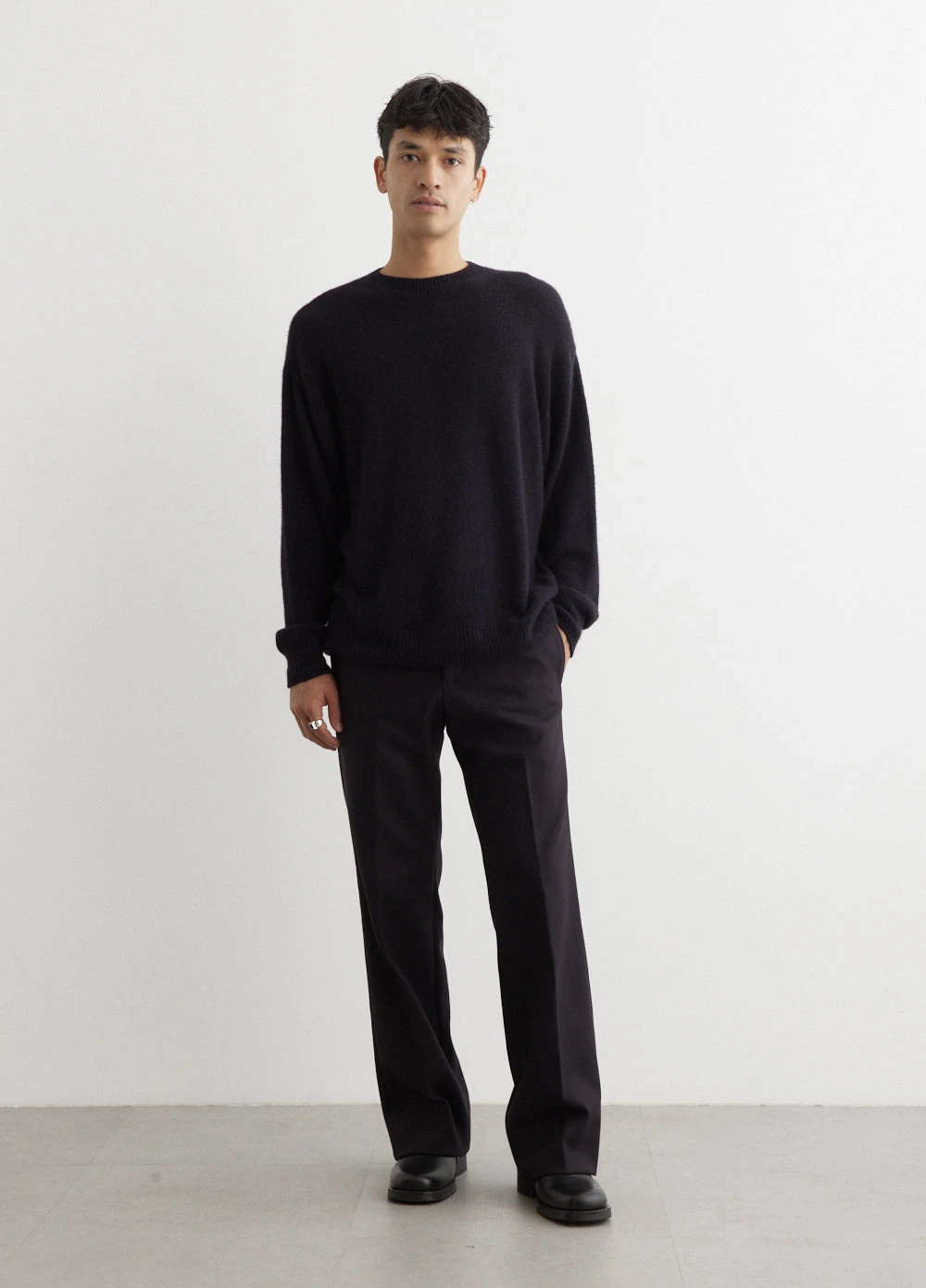 Cashmere Garment Dyed Crewneck Pullover 1 Cashmere Garment Dyed Crewneck Pullover