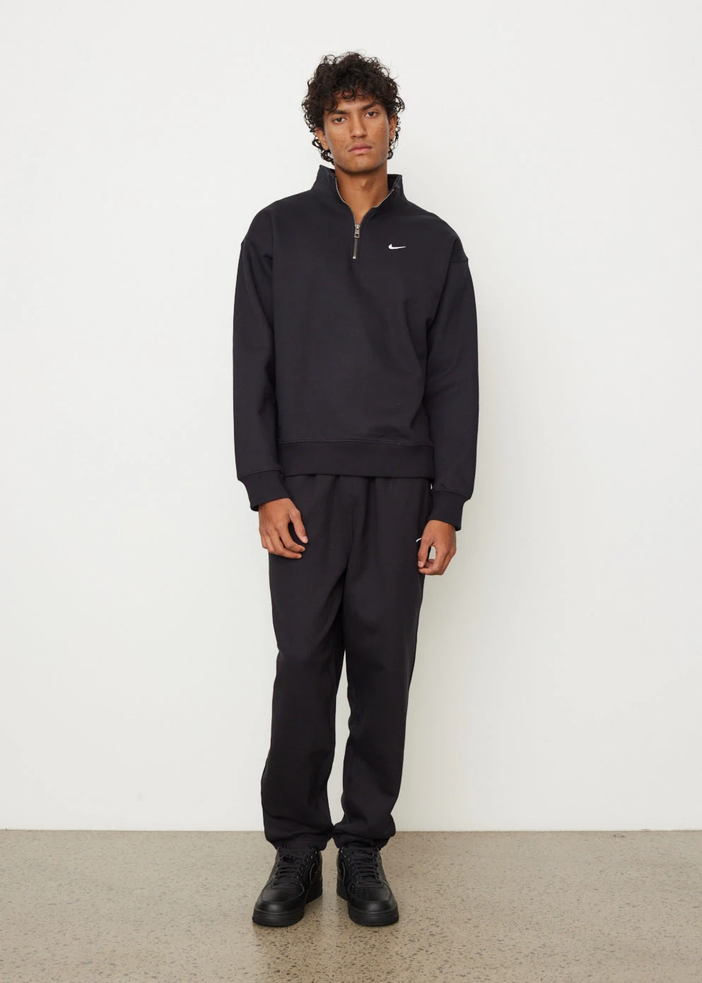 Nike Solo Swoosh Quarter Zip Sweatshirt 3 Nike Solo Swoosh Quarter Zip Sweatshirt - Image 3