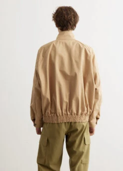 Marni 3D Logo Gabardine Bomber Jacket -Men Clothing Store mens incu 015 90fc5ec1 9554 4e48 860f 12b9cf1d3cbf