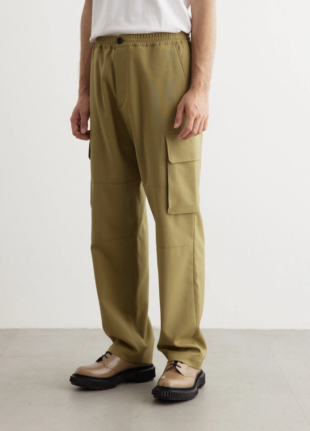 Marni Tropical Wool Drawstring Cargo Pants 2 Marni Tropical Wool Drawstring Cargo Pants - Image 2