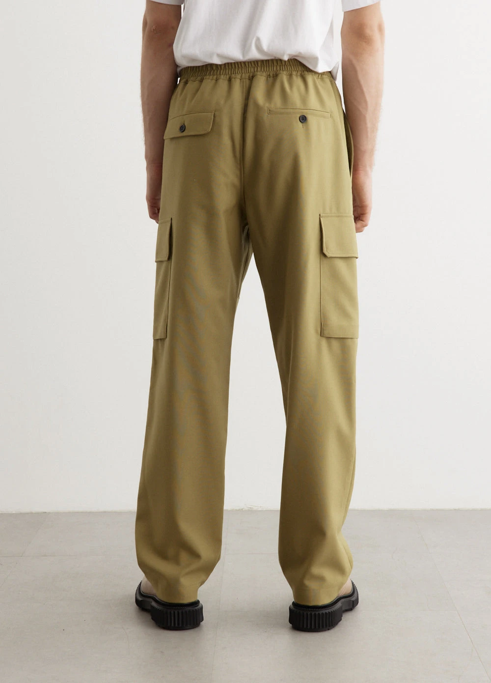 Marni Tropical Wool Drawstring Cargo Pants 3 Marni Tropical Wool Drawstring Cargo Pants - Image 3