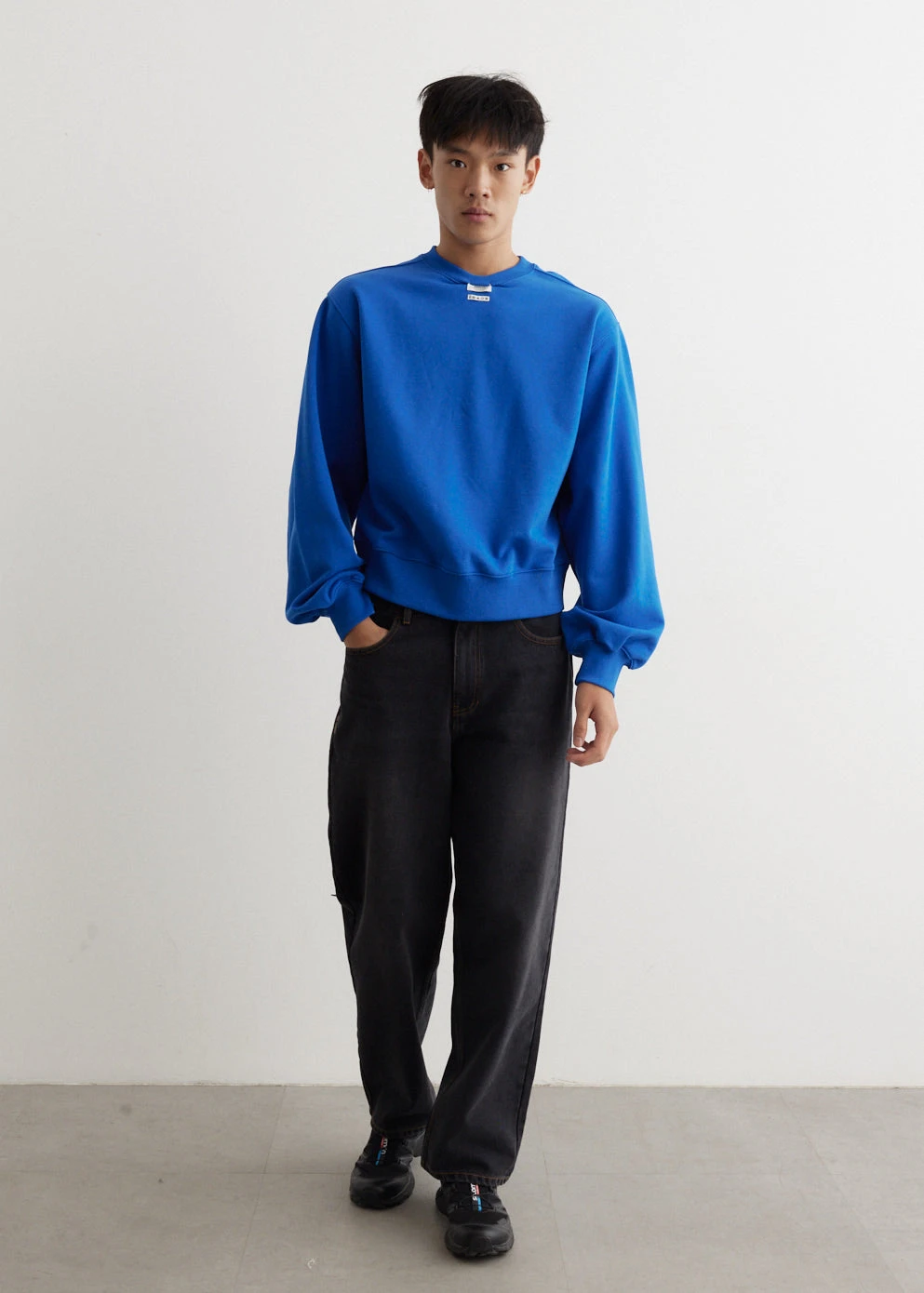 Tuck Neck Oversized Sweatshirt 3 Tuck Neck Oversized Sweatshirt - Image 3