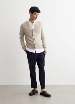 Wool Tricotine Cardigan