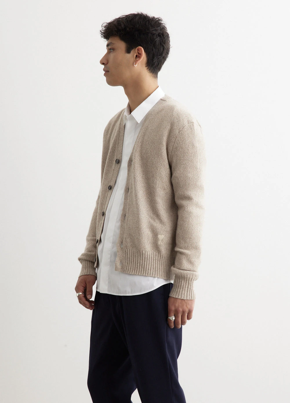 Wool Tricotine Cardigan 4 Wool Tricotine Cardigan - Image 4