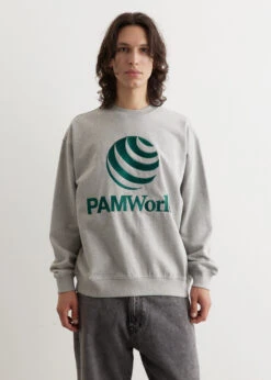 PAM World Crewneck Sweatshirt -Men Clothing Store mens incu 073 e738cd9f c2d9 40cf 98ee dad2270f621a