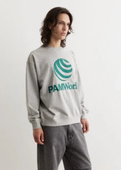 PAM World Crewneck Sweatshirt -Men Clothing Store mens incu 078 7712bf5f e5ef 4844 ba69 dedb24cb952e