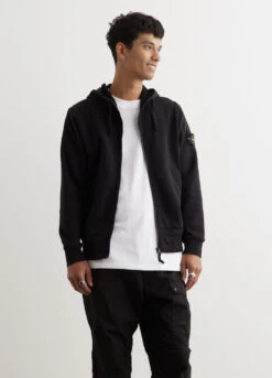 Stone Island Badge Full Zip Hooded Sweatshirt -Men Clothing Store mens incu 1001 3bf8d528 02db 475c 9895 25f5229ceb88