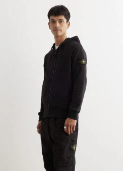Stone Island Badge Full Zip Hooded Sweatshirt -Men Clothing Store mens incu 1004 9802c039 3d40 4a13 ac37 6f25b3601aa3