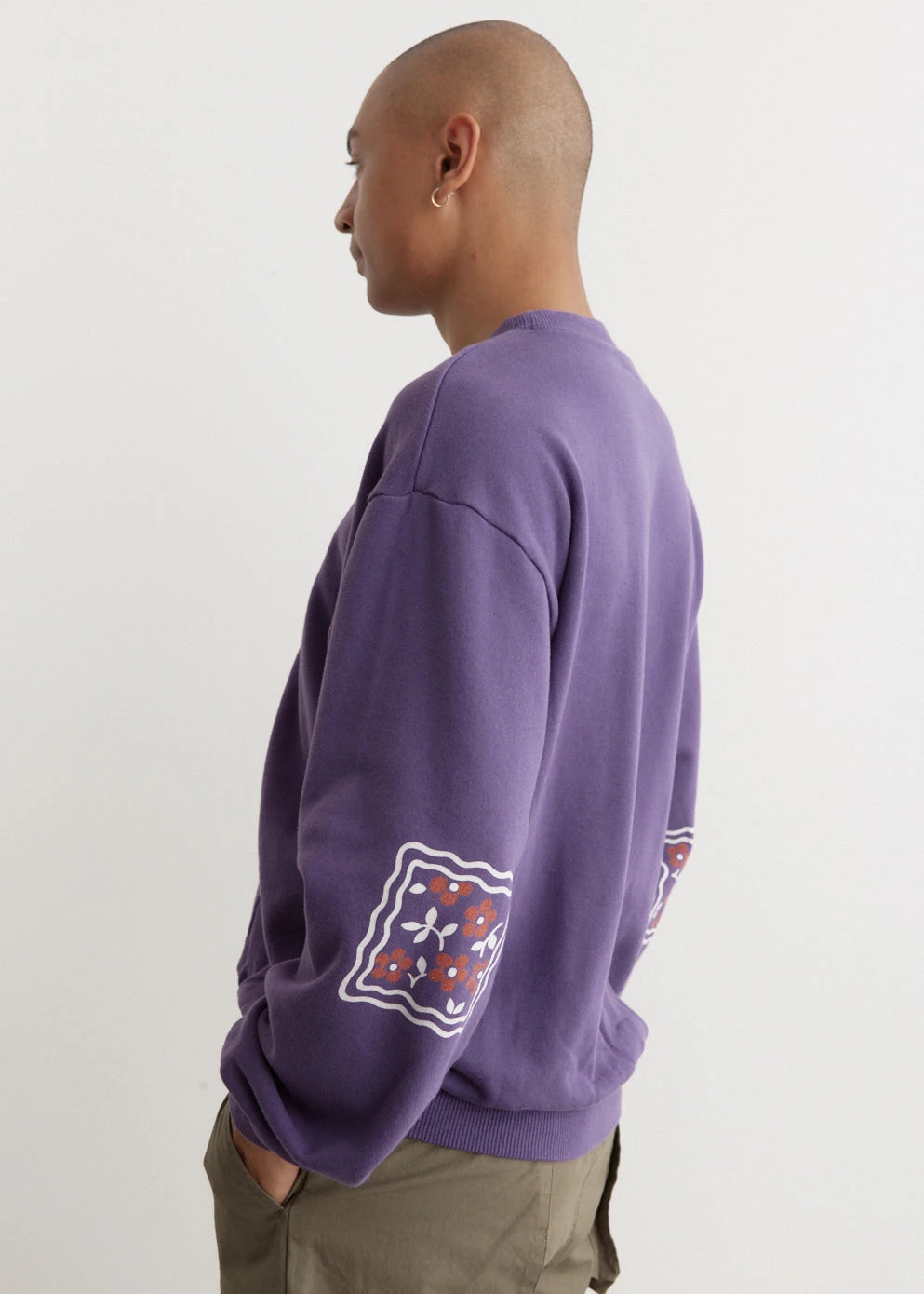 30/-SWT Knit Crew Sweatshirt 3 30/-SWT Knit Crew Sweatshirt - Image 3