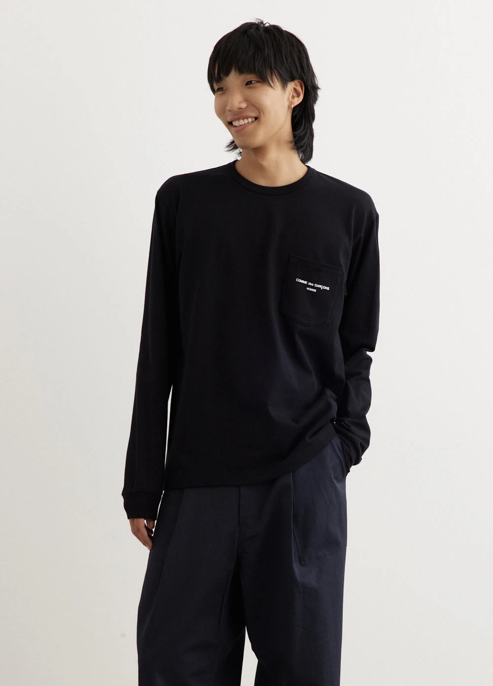 Logo Print Long-Sleeve T-Shirt 1 Logo Print Long-Sleeve T-Shirt