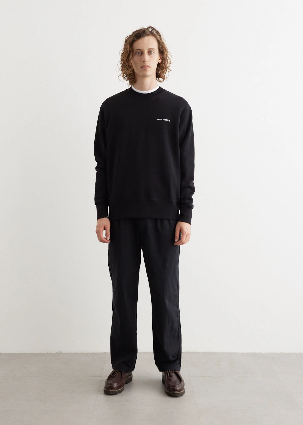 Norse Projects Arne Logo Sweatshirt 5 Norse Projects Arne Logo Sweatshirt - Image 5