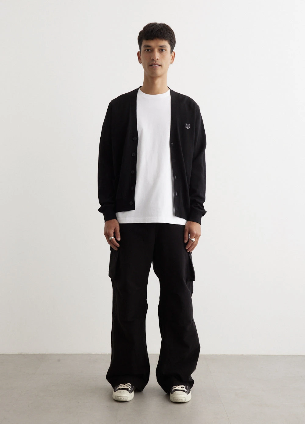 Bold Fox Head Patch Regular Cardigan 5 Bold Fox Head Patch Regular Cardigan - Image 5