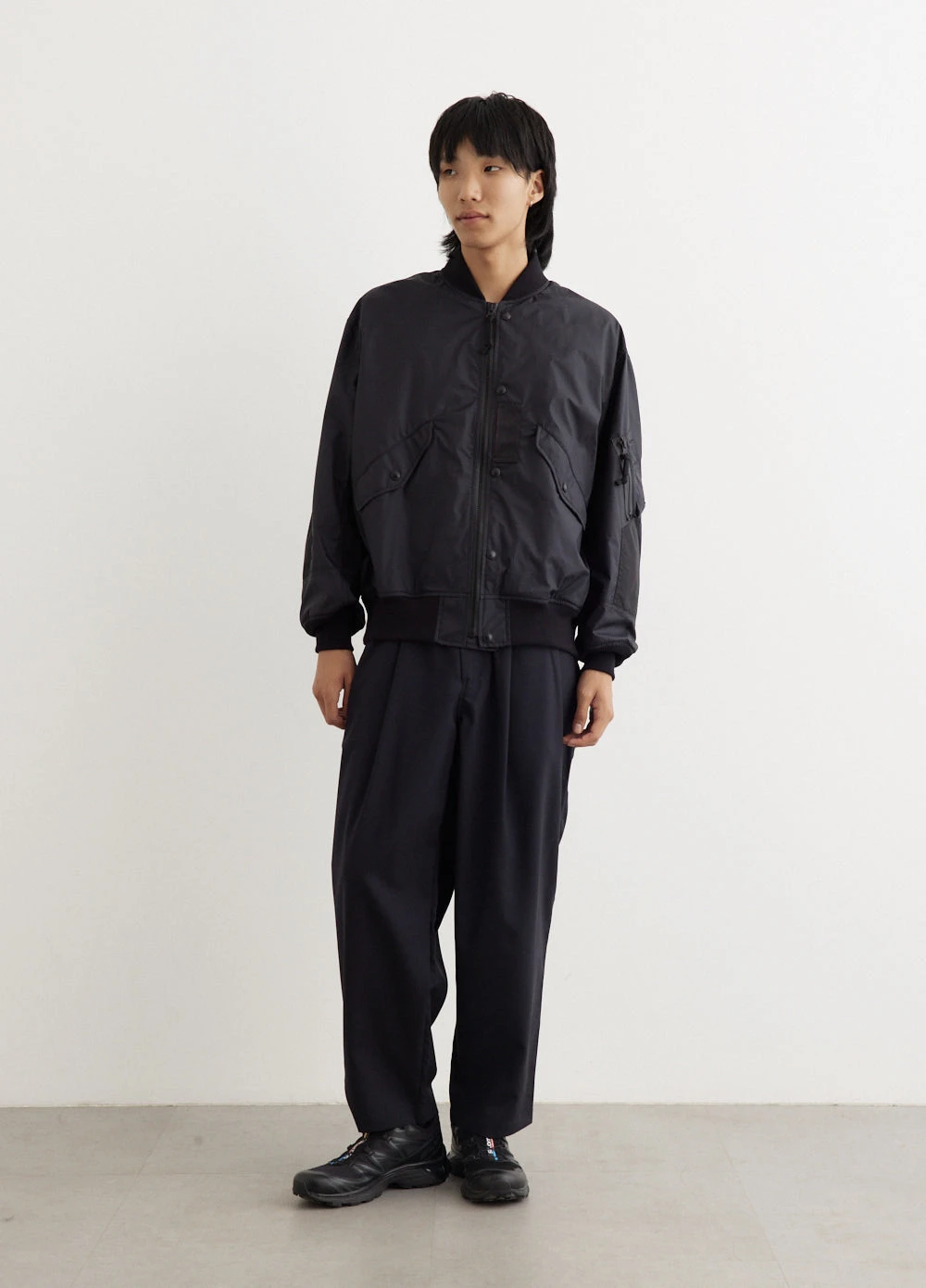 Nylon Taffeta Bomber 1 Nylon Taffeta Bomber