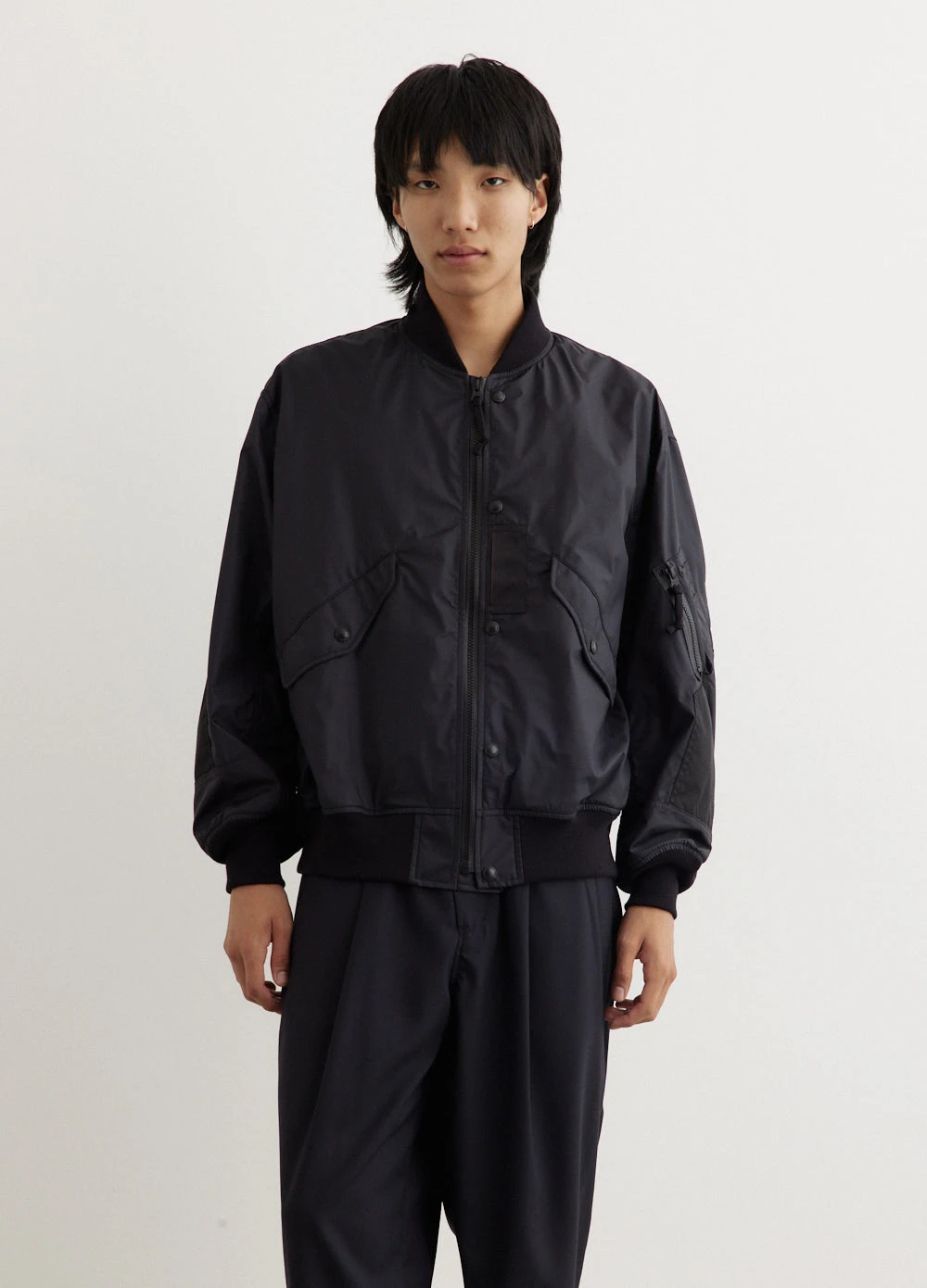 Nylon Taffeta Bomber 3 Nylon Taffeta Bomber - Image 3