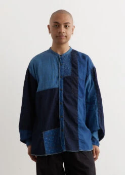 IDG Patchwork Band Collar KATMANDU Shirt 9 IDG Patchwork Band Collar KATMANDU Shirt -Men Clothing Store mens incu 1074 d8184830 1173 4dea 9621 8843883162ee