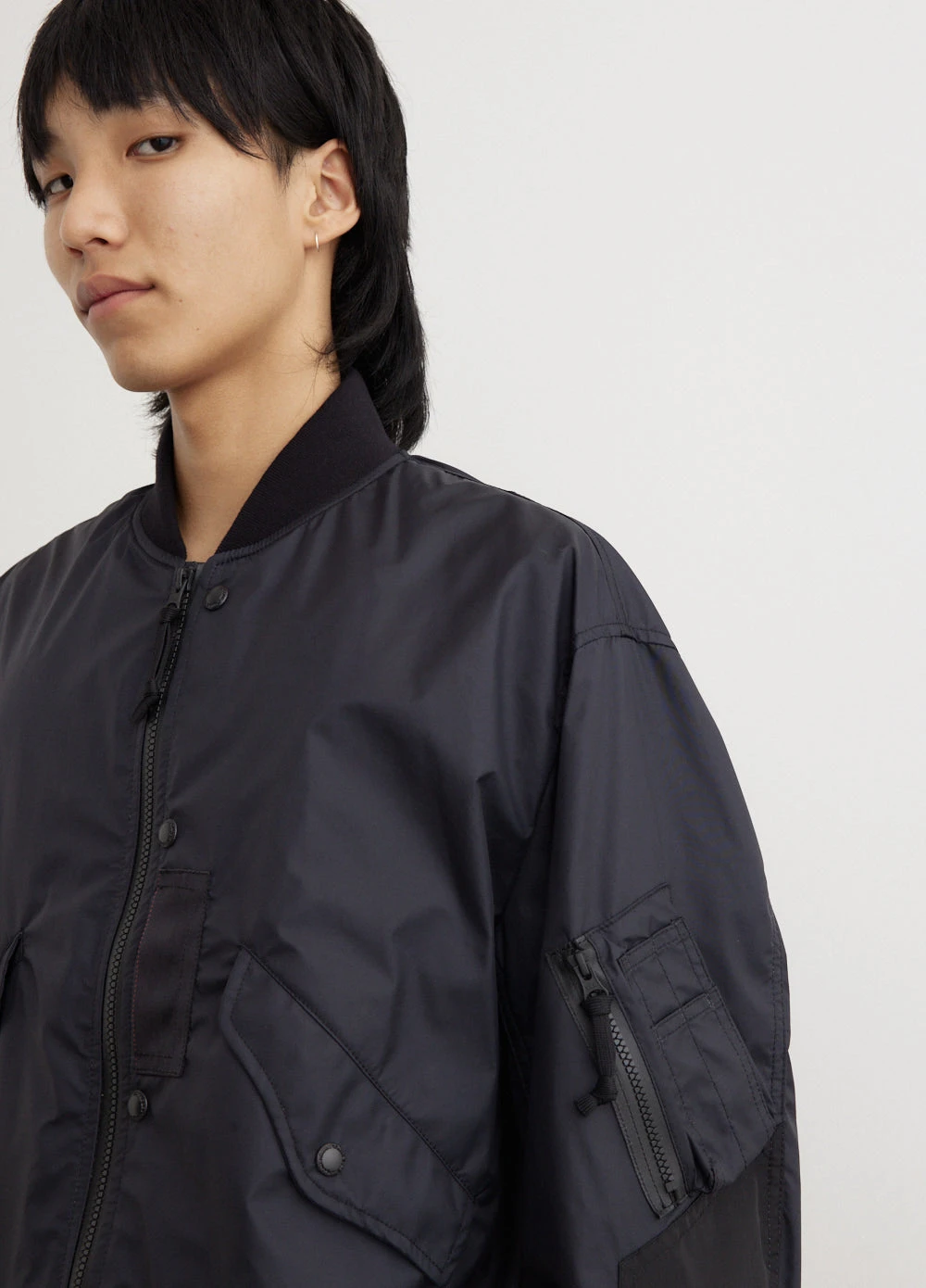 Nylon Taffeta Bomber 4 Nylon Taffeta Bomber - Image 4