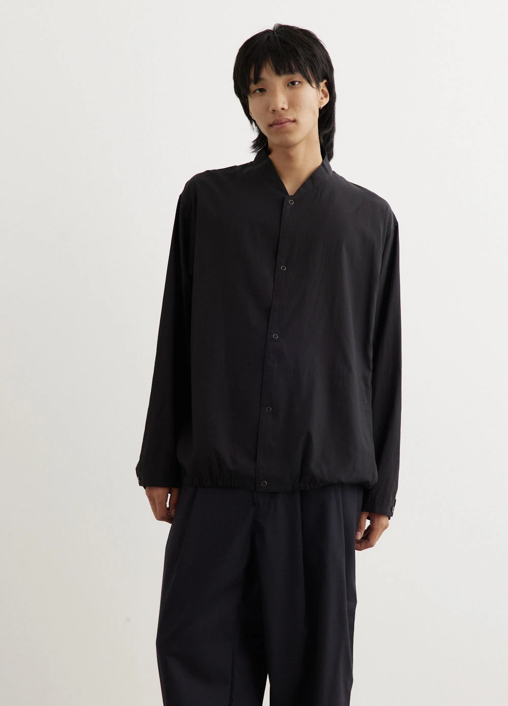 Cupro Mixed Blouson 3 Cupro Mixed Blouson - Image 3