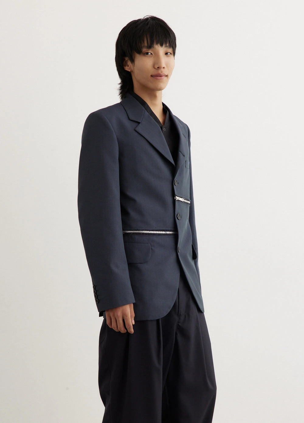 Herringbone Horizontal Zip Jacket 3 Herringbone Horizontal Zip Jacket - Image 3