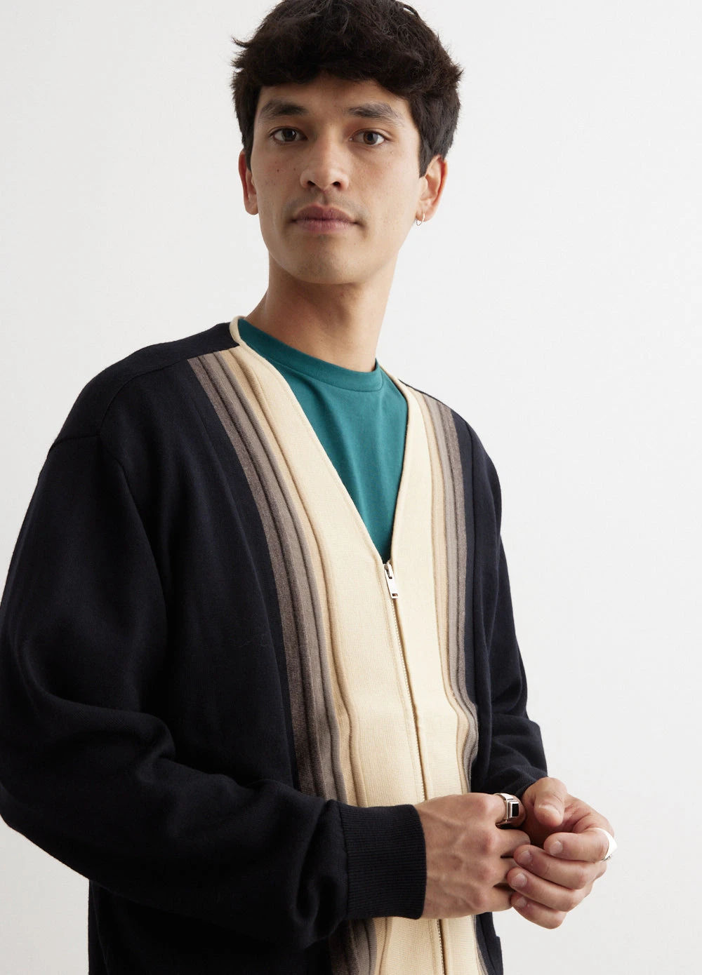 Front Zip Cardigan 2 Front Zip Cardigan - Image 2