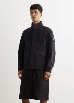 Stone Island Soft Shell Concealed Hood Jacket
