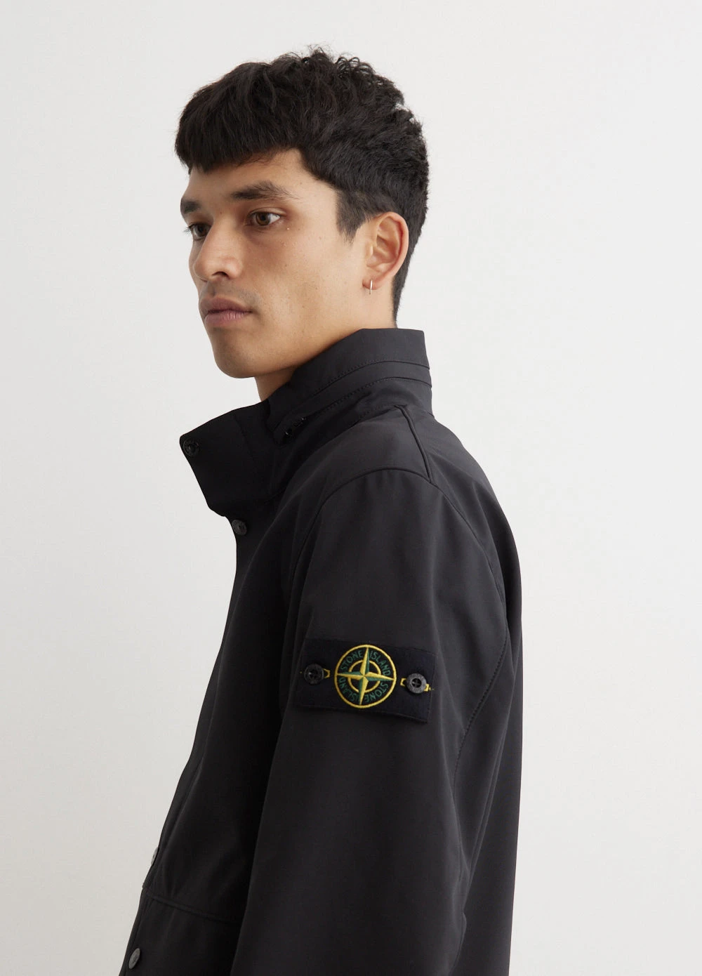 Stone Island Soft Shell Concealed Hood Jacket 2 Stone Island Soft Shell Concealed Hood Jacket - Image 2