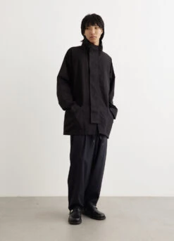 Stand Collar Half Coat