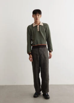 Wales Bonner Valley Knit Polo 9 Wales Bonner Valley Knit Polo -Men Clothing Store mens incu 1266 b13ceb11 7373 435f 8616 6d1fb250b7e2