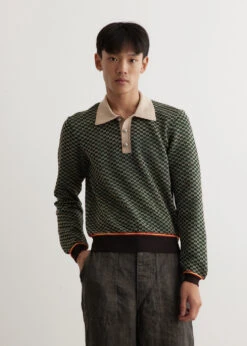 Wales Bonner Valley Knit Polo