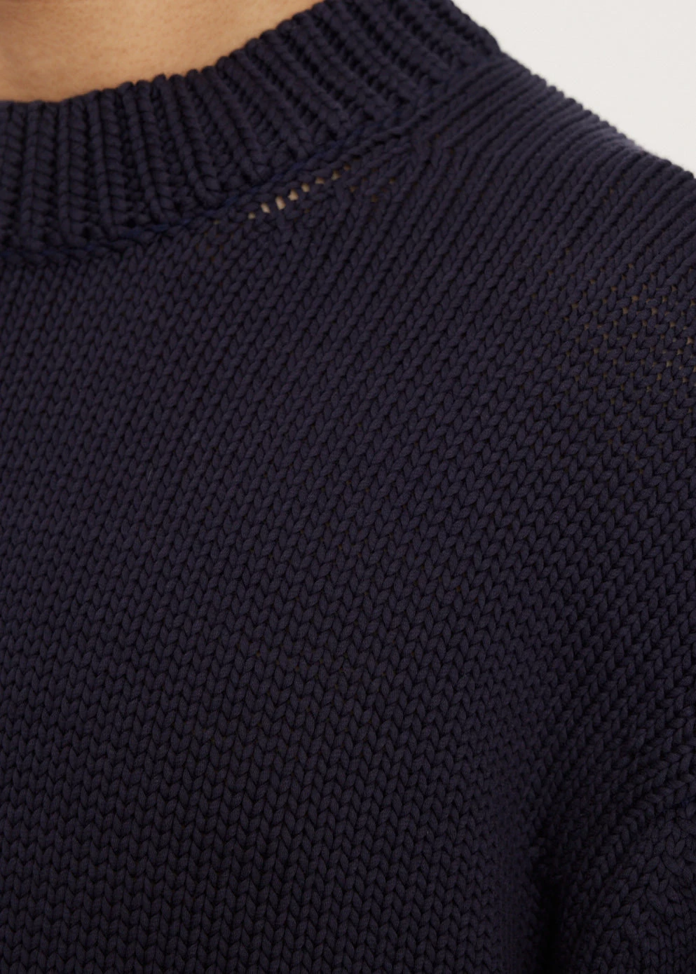 Studio Nicholson 3G Cotton Oversized Crew 2 Studio Nicholson 3G Cotton Oversized Crew - Image 2