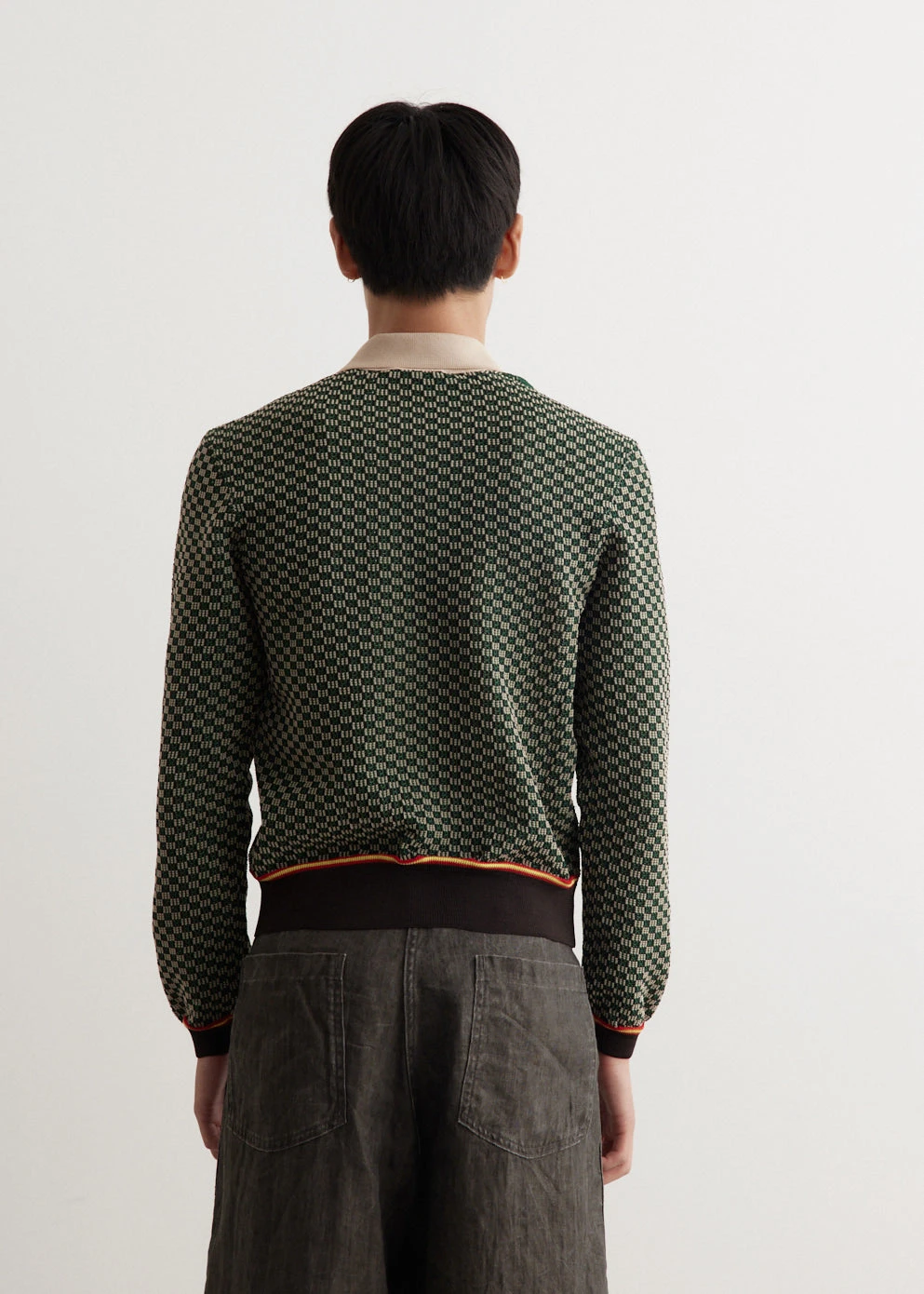 Wales Bonner Valley Knit Polo 6 Wales Bonner Valley Knit Polo - Image 6