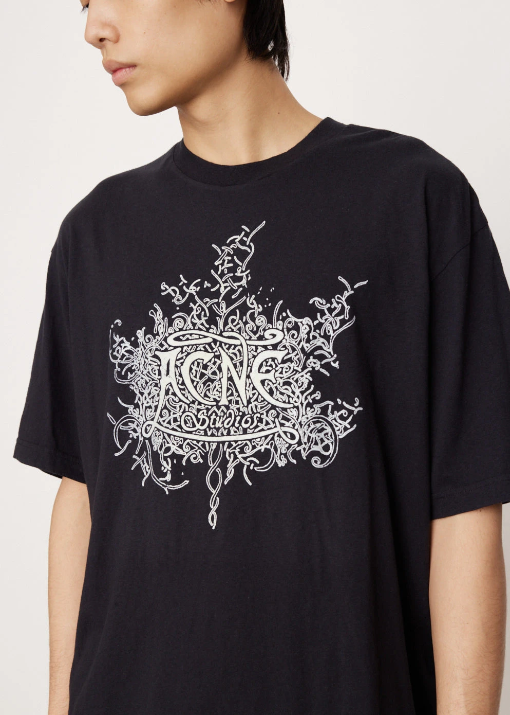 Acne Studios Extorr Devil Logo T-Shirt 2 Acne Studios Extorr Devil Logo T-Shirt - Image 2