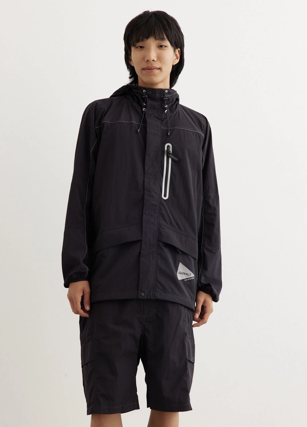 Gramicci X And Wander Patchwork Wind Hoodie 3 Gramicci X And Wander Patchwork Wind Hoodie - Image 3