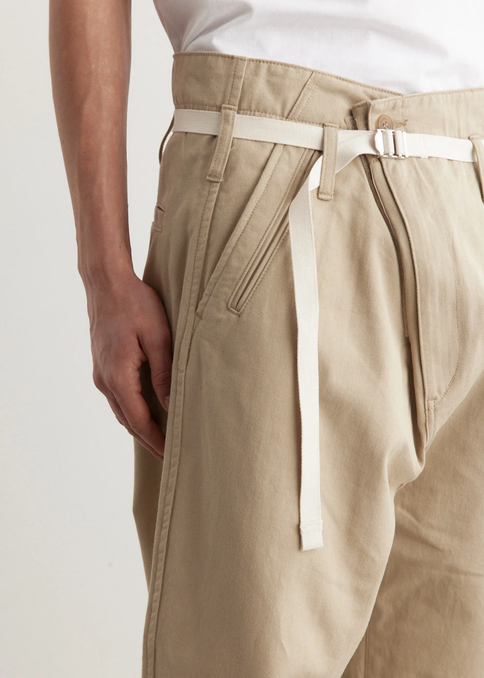 Garment Washed Cotton Chino 2 Garment Washed Cotton Chino - Image 2