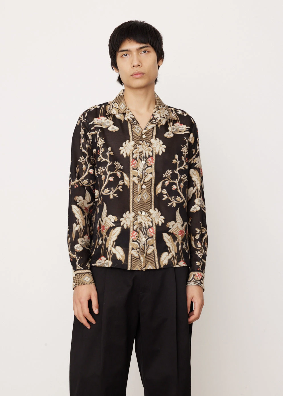 Sheer Cranes Shirt 1 Sheer Cranes Shirt