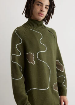 Relief High Neck Knit