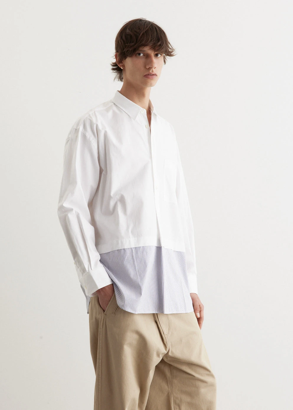 Stripe Panel Shirt 3 Stripe Panel Shirt - Image 3