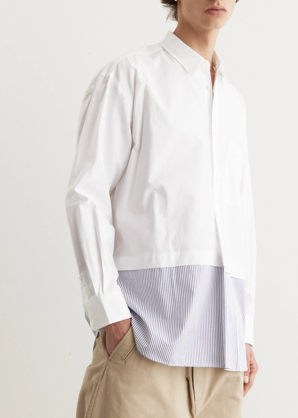 Stripe Panel Shirt 2 Stripe Panel Shirt - Image 2