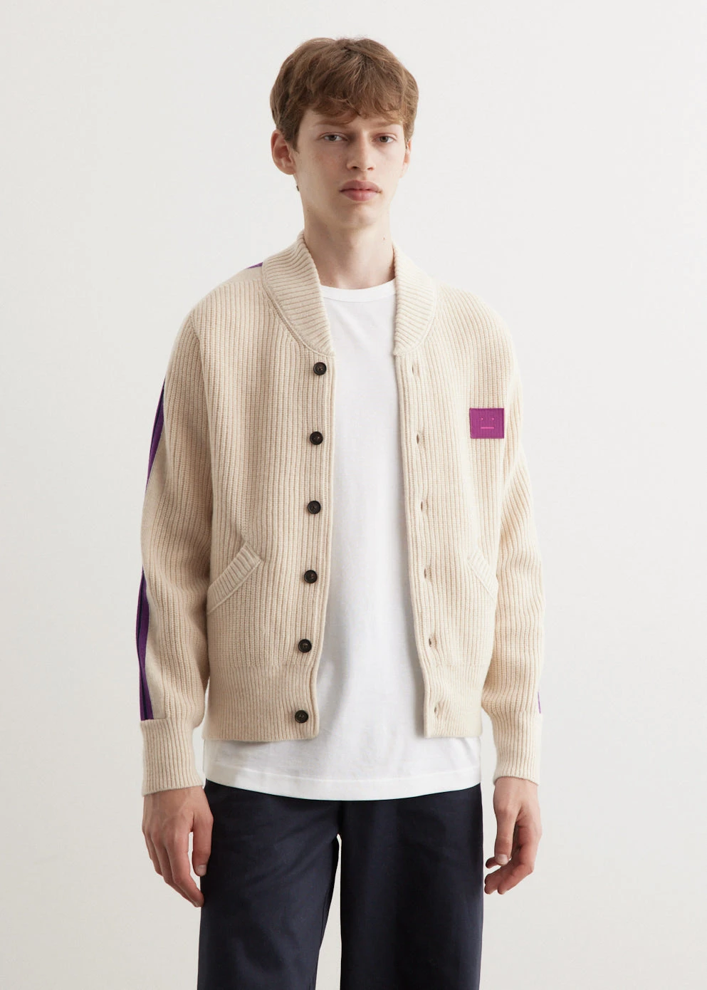 Acne Studios Karliong Varsity Cardigan 3 Acne Studios Karliong Varsity Cardigan - Image 3